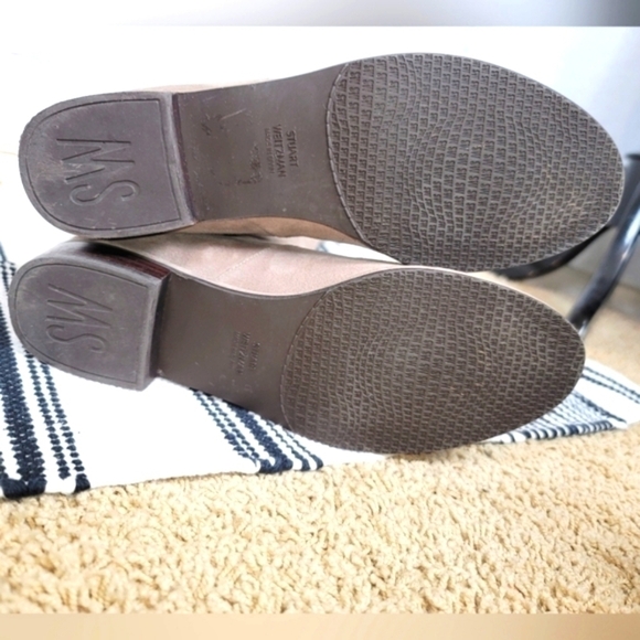 Stuart Weitzman Jocey Taupe Over The Knee Suede Flat Boots, sz 8.5 - Picture 13 of 16